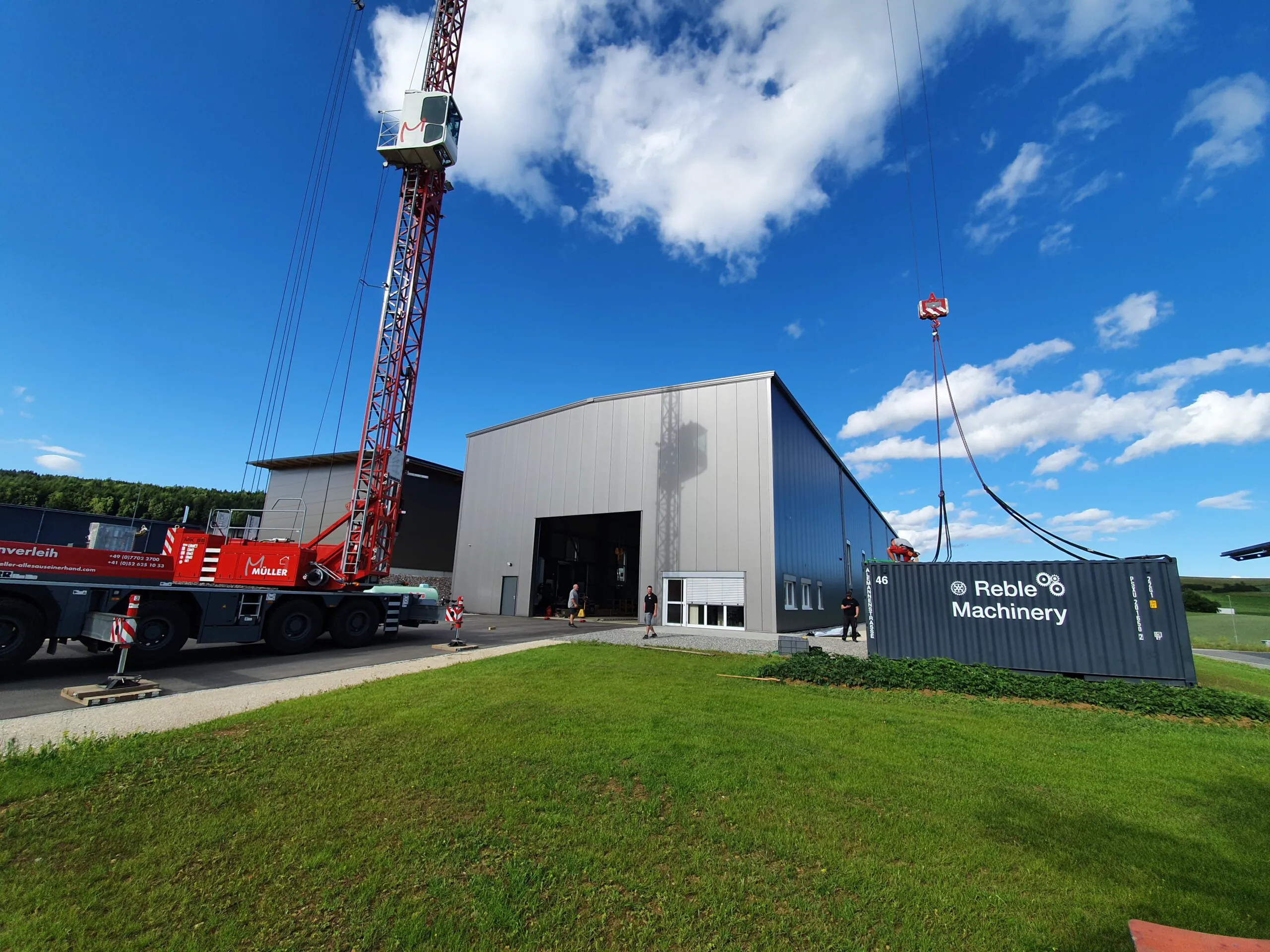 Reble Machinery Lagerhalle